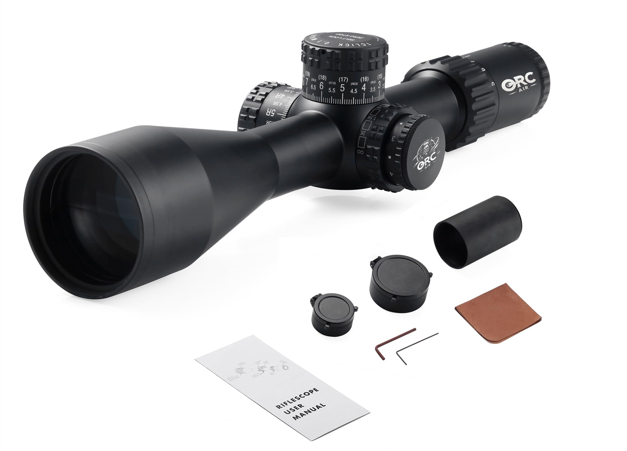 Amazon.com : Orcair FFP Scope 5-25x56mm ED Glass Rifle Scope,Zero
